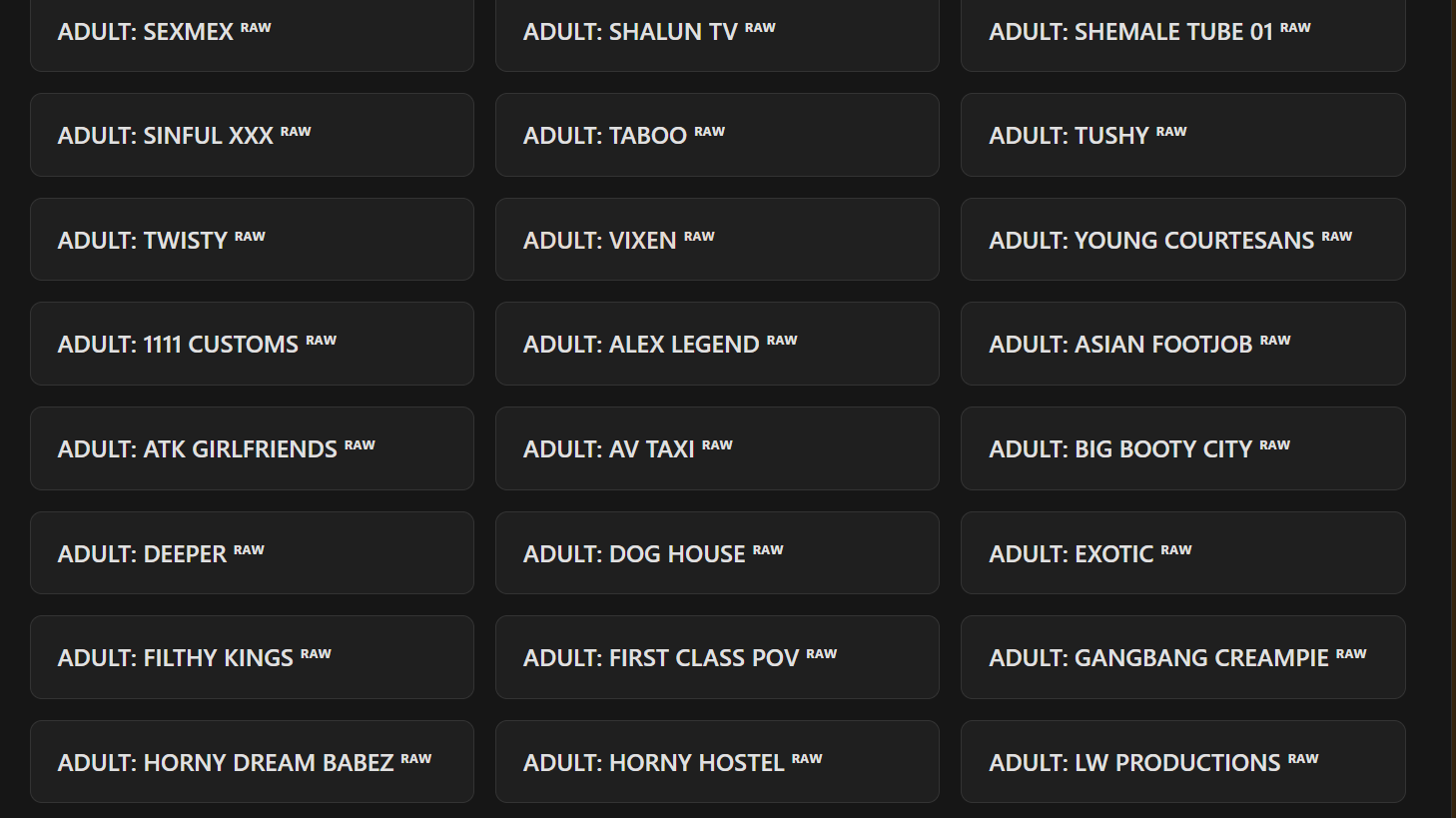 adult iptv list